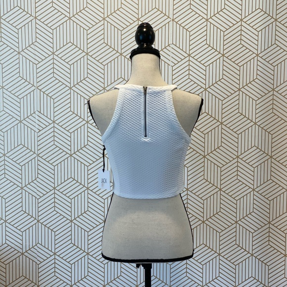 JACK by BBDakota High Neck Cropped Top NWT - Picture 2 of 3